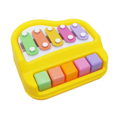 Buy Muren Plastic Peepal Shop Musical Xylophone and Mini Piano, Non ...