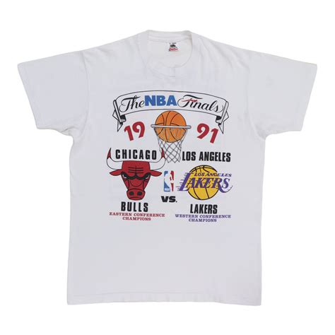 1991 NBA Finals Bulls Lakers Shirt – WyCo Vintage
