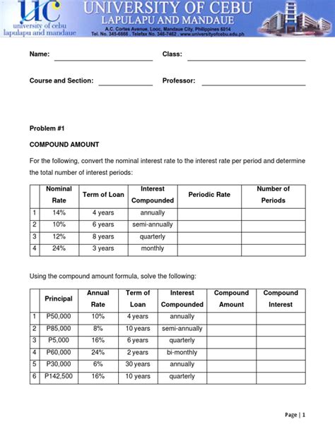 Image result for Compound Interest Problems