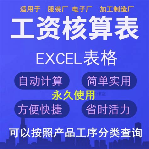 车间员工计件工资明细表Excel模板下载_熊猫办公