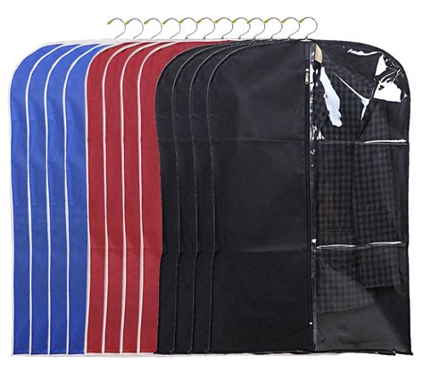 Kuber Industries 12 Pieces Half Transparent Non Woven Men's Coat ...