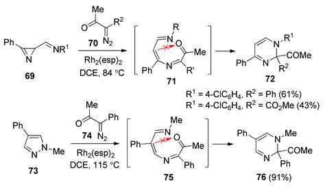 Electrocyclizations of Conjugated Azapolyenes Produced in Reactions of ...