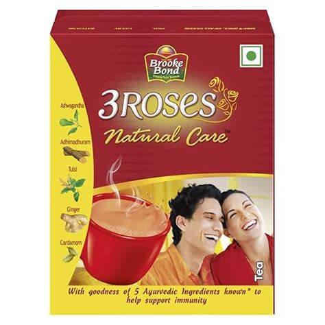 Brooke Bond Red Label Ginger, Brooke Bond 3 Roses Natural Care Tea ...