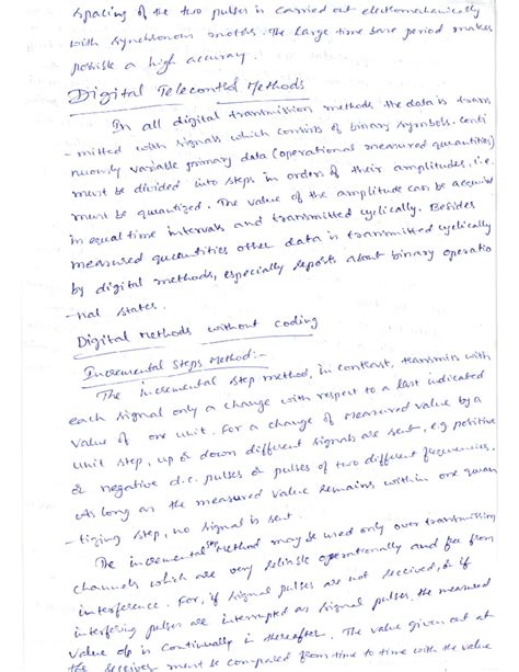 Telecontrol Classwork: Digital vs. Analog Transmission Methods - Studocu
