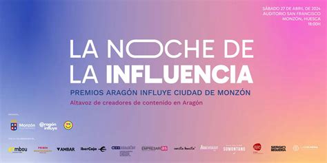Premios Aragón Influye Ciudad de Monzón, Auditorio San Francisco ...