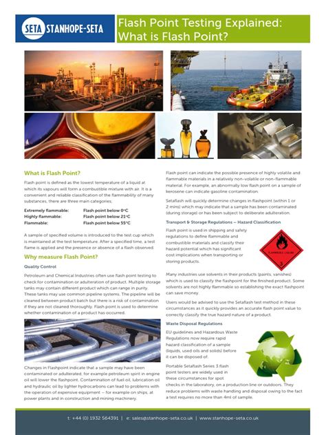 Image result for Flashpoint Testing