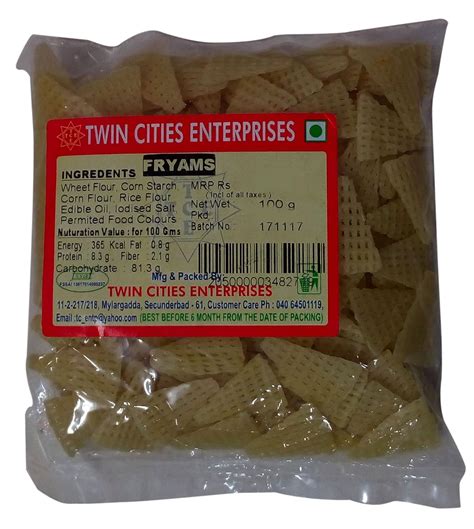 Twin Cities Fryams, 100g Pack : Amazon.in: Health & Personal Care