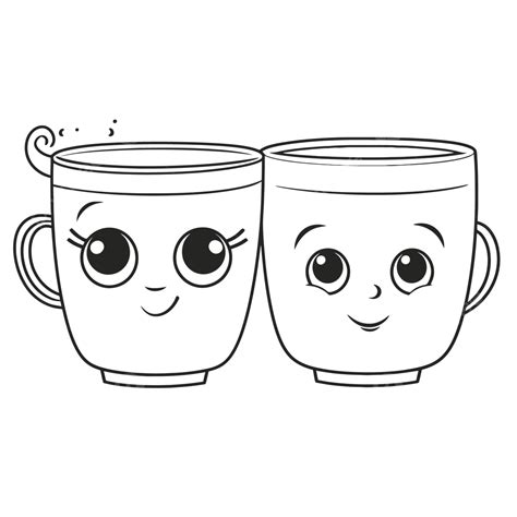 Cup Drawing Cute at Eileen Porras blog