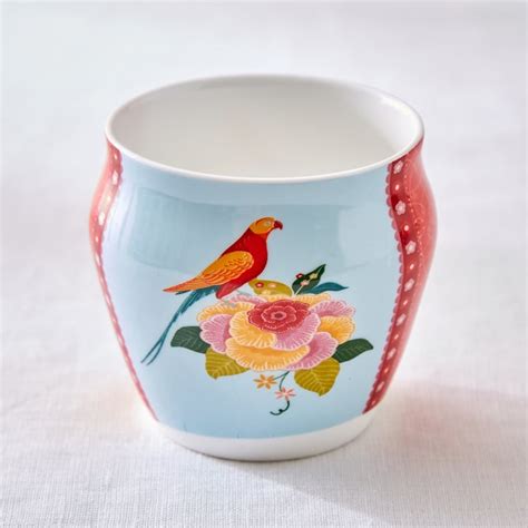Buy Jalsa Set of 4 Bone China Printed Kulhads with Tea Pot - 210ml from ...