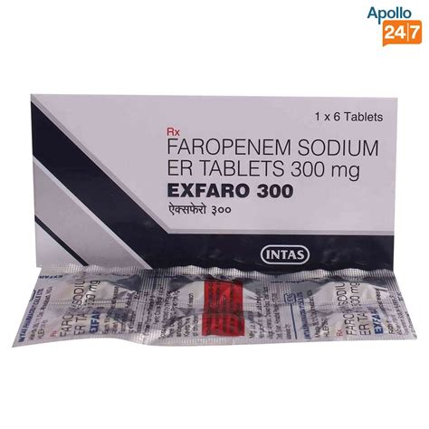Exfaro 300 Tablet 6's Price, Uses, Side Effects, Composition - Apollo ...