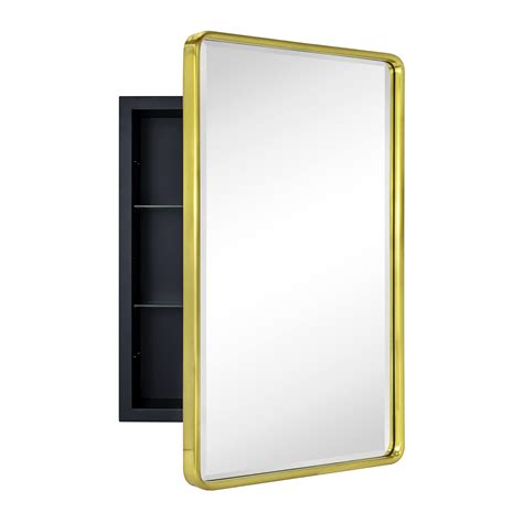 Gold Mirrored Medicine Cabinet at Matilda Neil blog