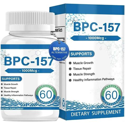 Suplemento EOQIFJM BPC-157 en cápsulas peptídicas 1000 mcg (60 unidades ...