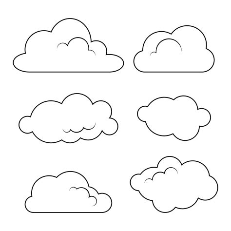 Cloud Coloring Page
