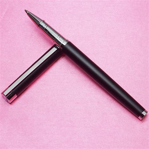 Jinhao 126 Black Color Body and Cap with Silver Trims Roller Ball Pen ...