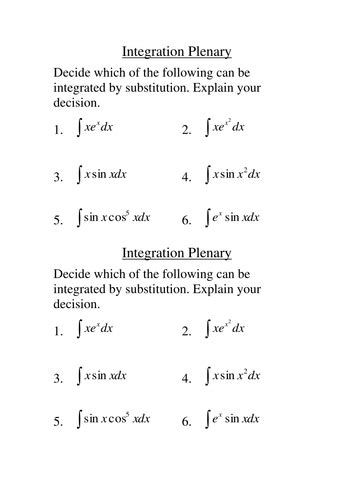 Image result for A Level Integration Examples