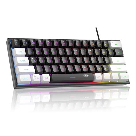 Amazon.in: Buy MageGee Mini 60% Gaming Keyboard,Rgb Backlit 61 Key ...
