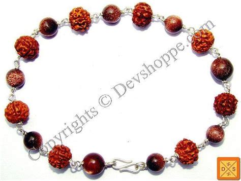Rudraksha Sunstone Combination Bracelet – Devshoppe