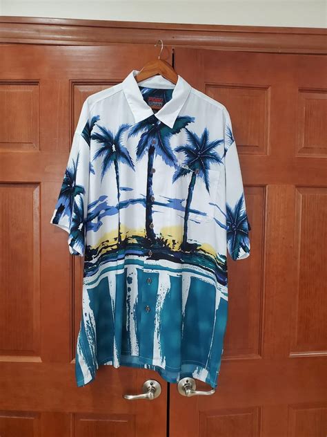 FUBU Blue Hawaiian Shirts for Men | Mercari