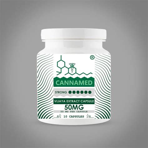 CannaMed Cannabis Capsules 50mg (30 Capsules) – CannaMeds India