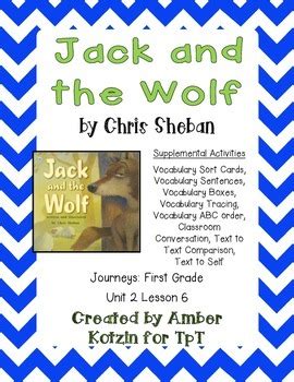 Jack and the Wolf Supplemental Activities 1st Grade Journeys Unit 2 ...