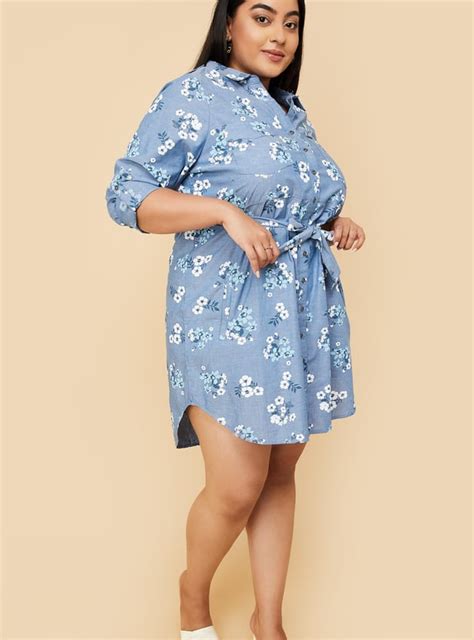 Buy Women Floral Printed Shirt Dress Online at just Rs. 1399.0 ...