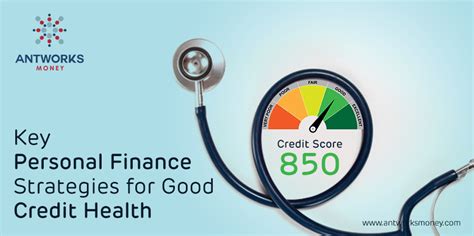 Key Personal Finance Strategies for Good Credit Health