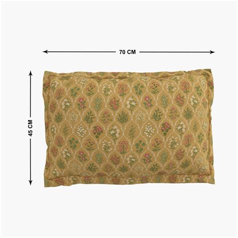 Buy Medley Dastkari Set of 2 Printed Pillow Covers - 45x70cm from Home ...
