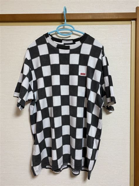 男女兼用 シュプリーム Small Logo Small Box Box Tee Checkerboard L - knowlab.in