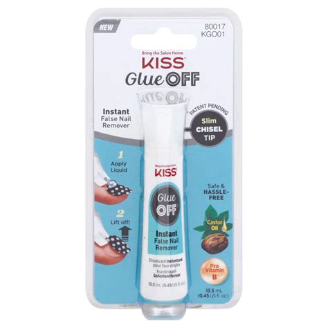 Kiss Glue Off Instant False Nail Remover - Shop Manicure & pedicure ...