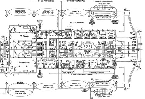 Titanic Deck Plantitanic deck plan