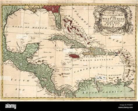 Historic west indies map hi-res stock photography and images - Alamy