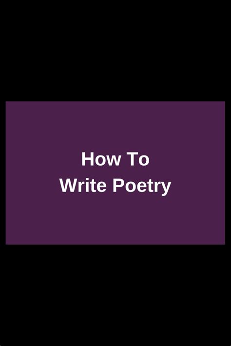 Image result for How to Write Poetry