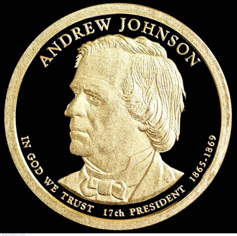 1 Dollar 2011 S - Andrew Johnson Proof, Dollar, Presidential Series ...