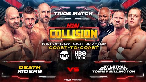 AEW Collision October 4, 2025: Special Start Time, Match Card