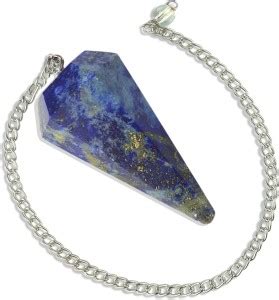 CRYSTU Lapis Lazuli Dowser Natural Crystal Dowser Reiki Healing Stone ...