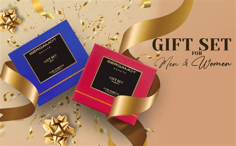 Buy Bergamot Beaute Pure Perfume Gift Set for Men Pack of 4 x 15 ml ...