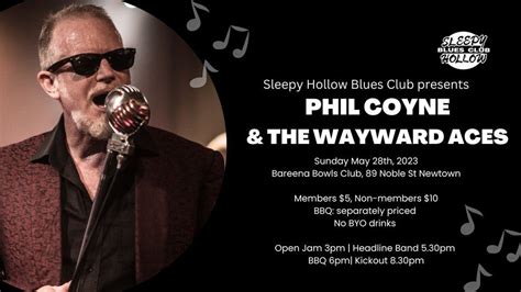 Phil Coyne & the Wayward Aces @ SHBC, Bareena Bowling Club, Geelong, 28 May
