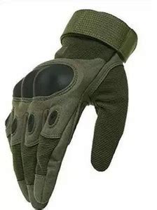 BEC Bike Riding Gloves Full Finger Tactical Gloves (Green) Driving ...