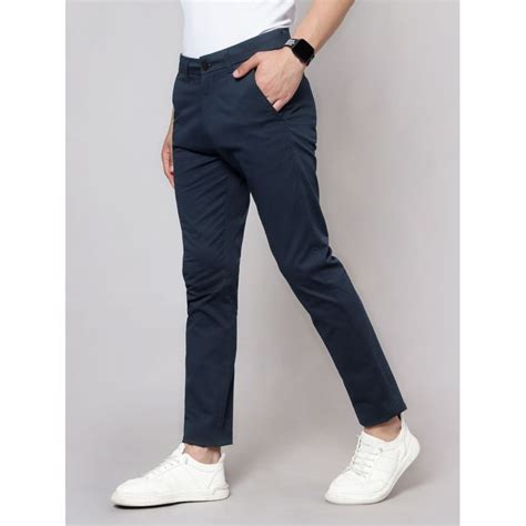 Buy Midnight Blue Chinos for Men Online in India at Beyoung