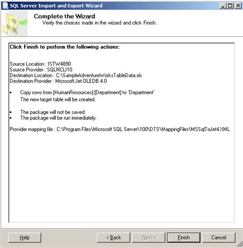 Image result for SQL Server Export Wizard