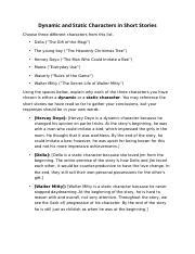 Image result for Static vs Dynamic Character Definition