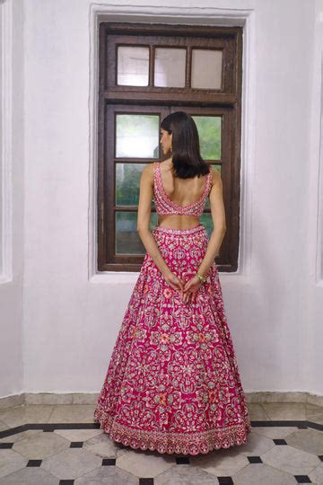 Pink Zardosi Lehenga – Aneesh Agarwaal