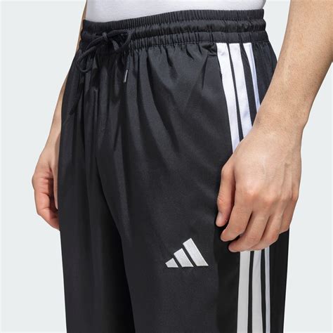 adidas 3 Stripes Woven Track Pants - Black | adidas India