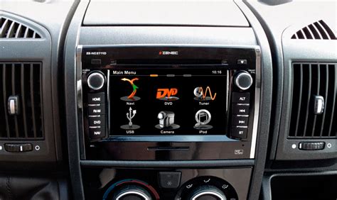 FİAT DUCATO NAVİGASYON MULTİMEDYA KAMERA USB DVD BLUETOOTH ZENEC ZE-NC3711D