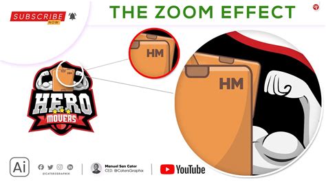THE ZOOM EFFECT (Graphic Design tutorial) - By CaterGraphix - YouTube