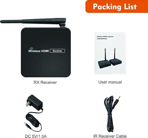 Buy J-Tech Digital Wireless HDMI Extender (Receiver Only - Fixed ...