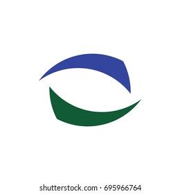 Green Blue Half Circle Logo Stock Vector (Royalty Free) 654802435 ...
