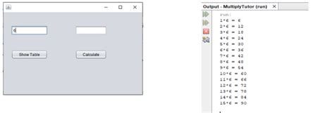 Image result for Program Java Output Table