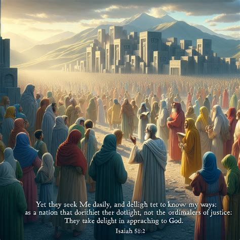 What does Isaiah 58:2 mean? | Bible Art