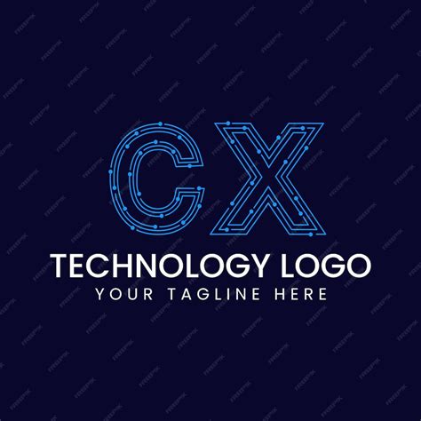 Technology outline font letter with dots and lines | Premium Vector